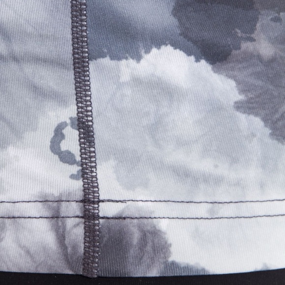 Lululemon Cool Racerback - White Coal Tinted Canvas Super Athletic Tank Top - Picture 6 of 8